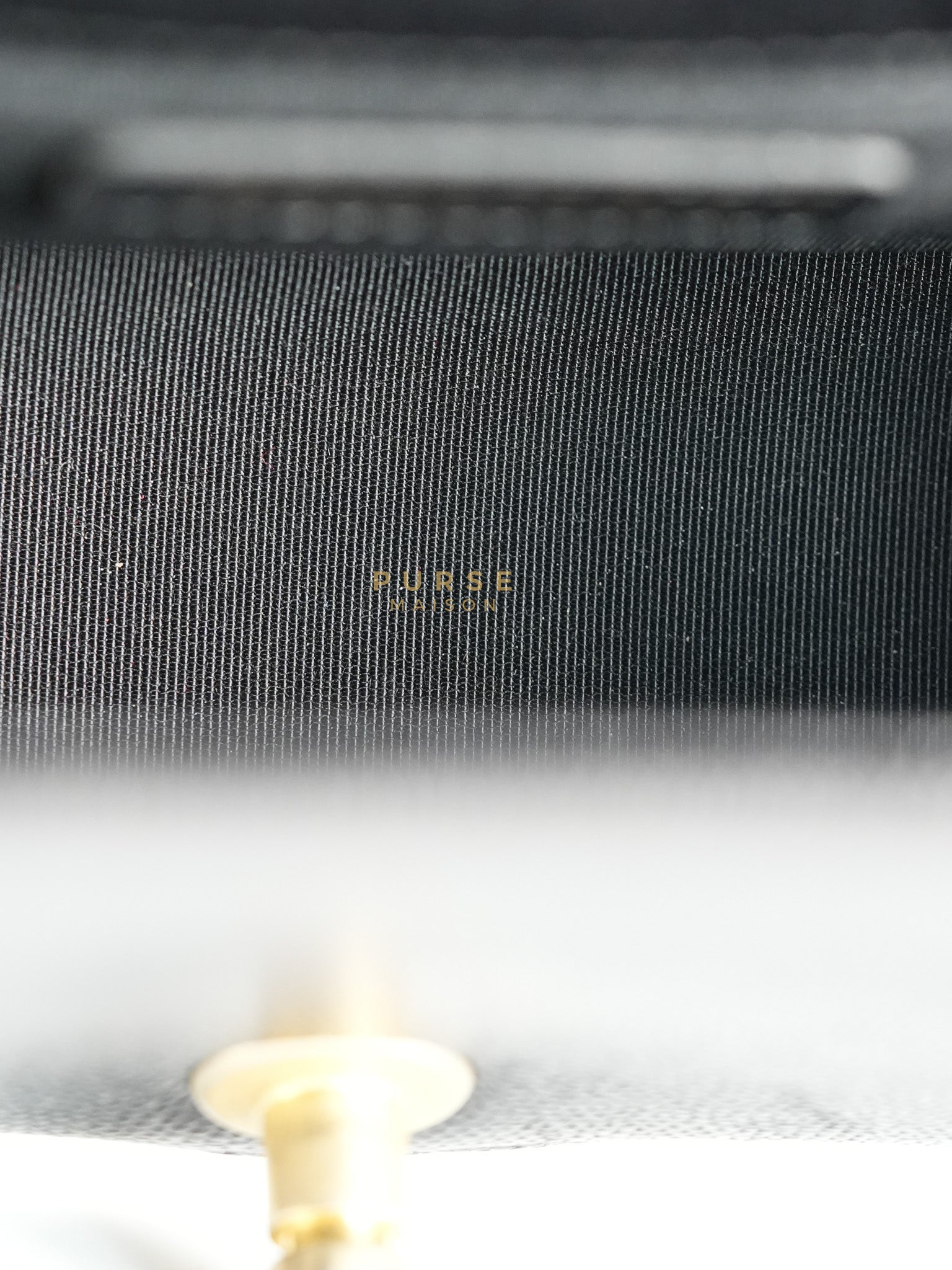 Boy Old Medium in Black Chevron Caviar Leather & Aged Gold Hardware Series 25 | Purse Maison Luxury Bags Shop