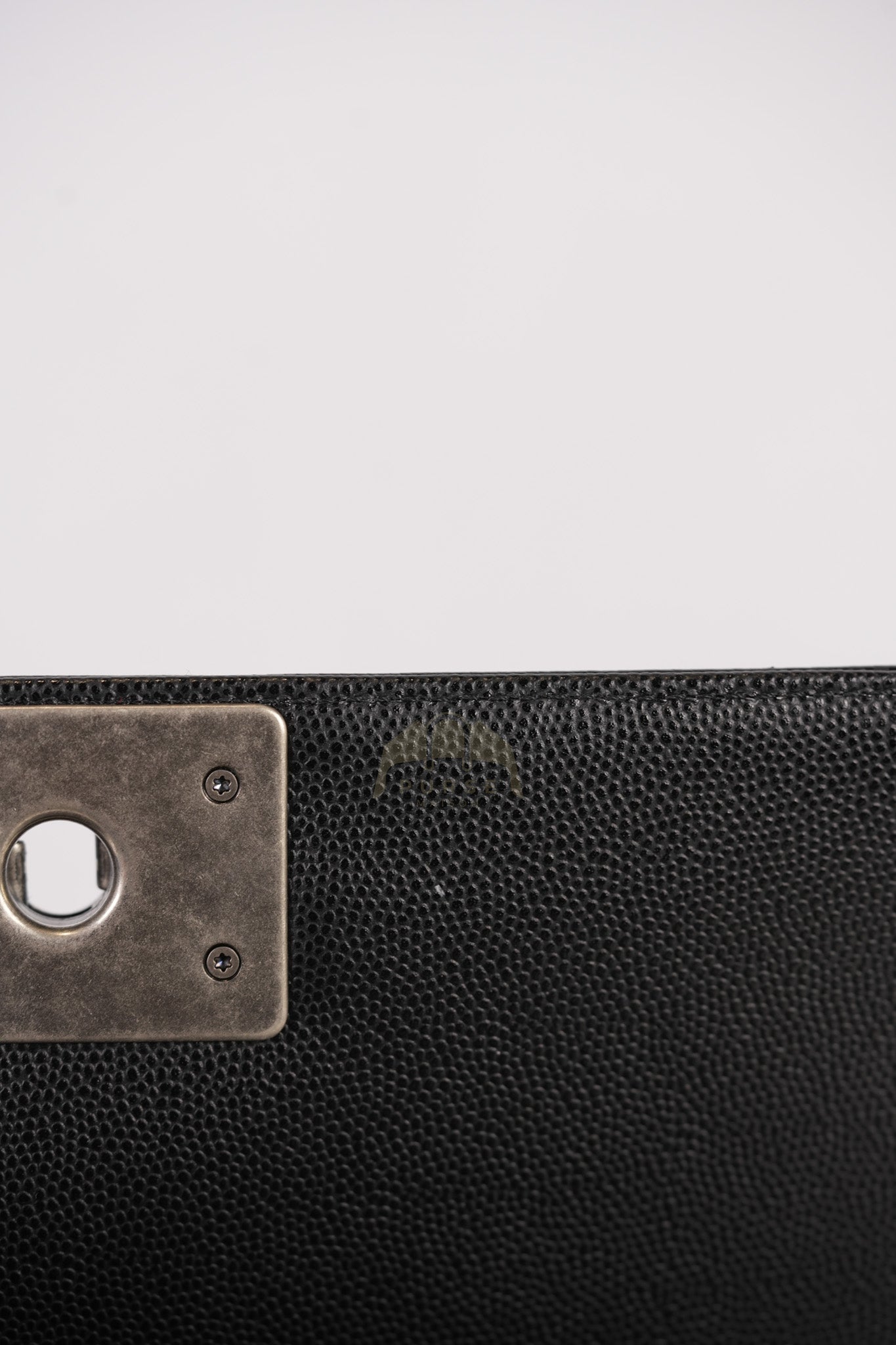 Boy Old Medium in Black Quilted Caviar Leather & Ruthenium Hardware Series 29 | Purse Maison Luxury Bags Shop