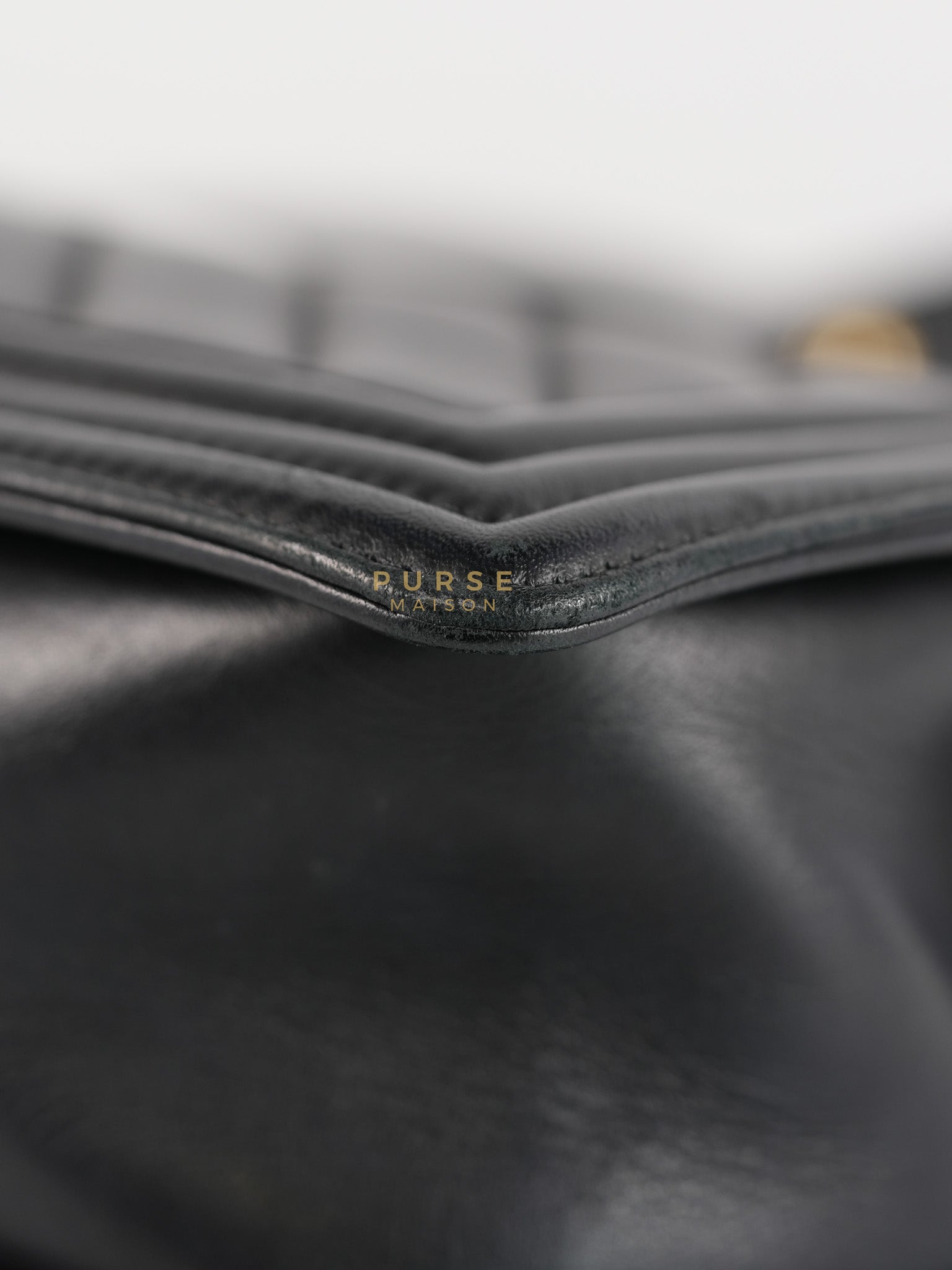 Boy Old Medium in Chevron Lambskin Leather and Aged Gold Harware Series 25 | Purse Maison Luxury Bags Shop