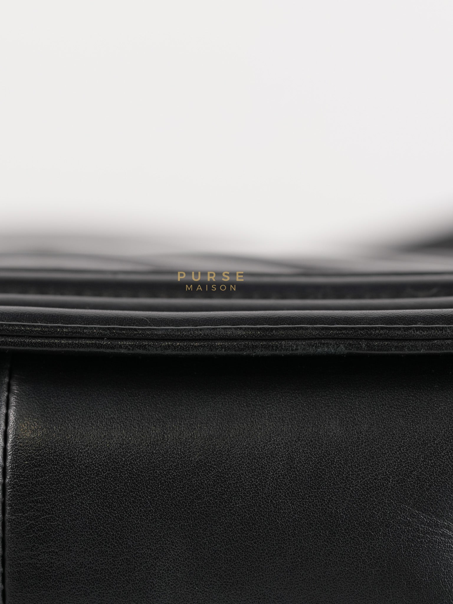 Boy Old Medium in Chevron Lambskin Leather and Aged Gold Harware Series 25 | Purse Maison Luxury Bags Shop