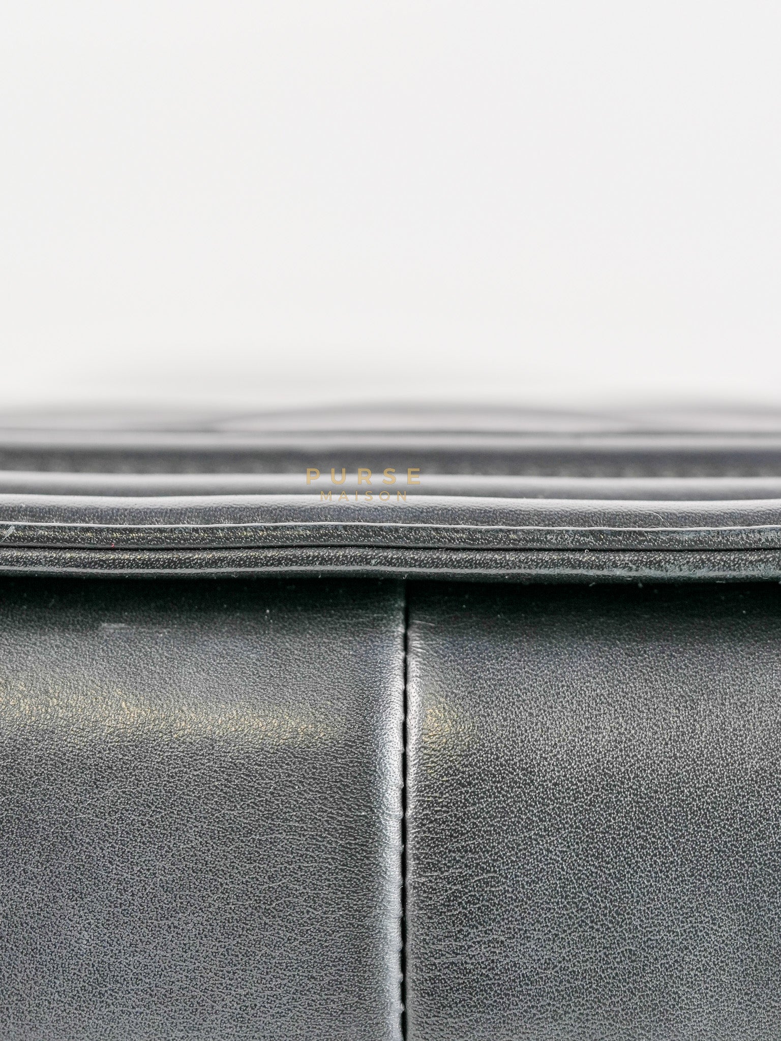 Boy Old Medium in Chevron Lambskin Leather and Aged Gold Harware Series 25 | Purse Maison Luxury Bags Shop