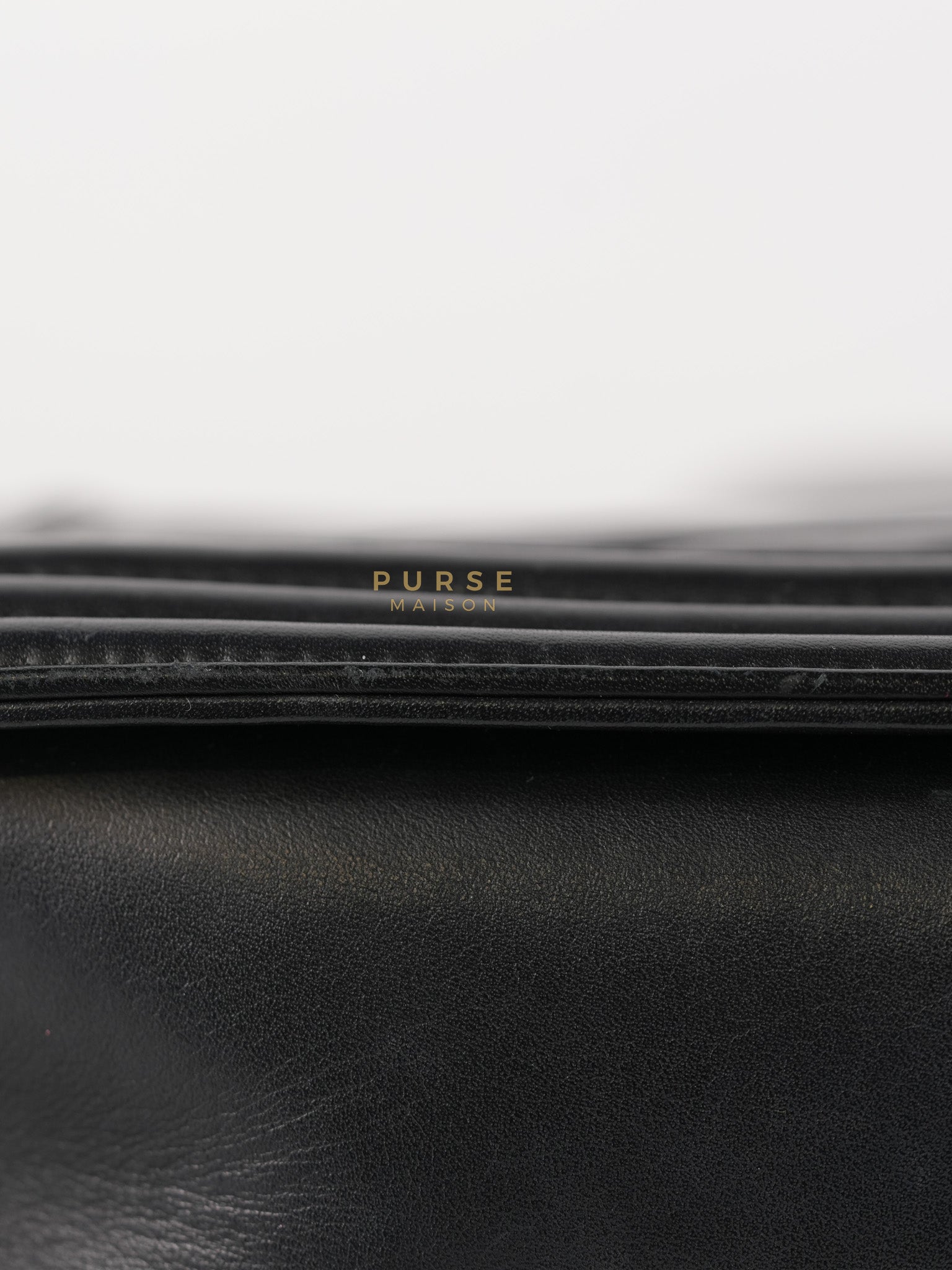 Boy Old Medium in Chevron Lambskin Leather and Aged Gold Harware Series 25 | Purse Maison Luxury Bags Shop