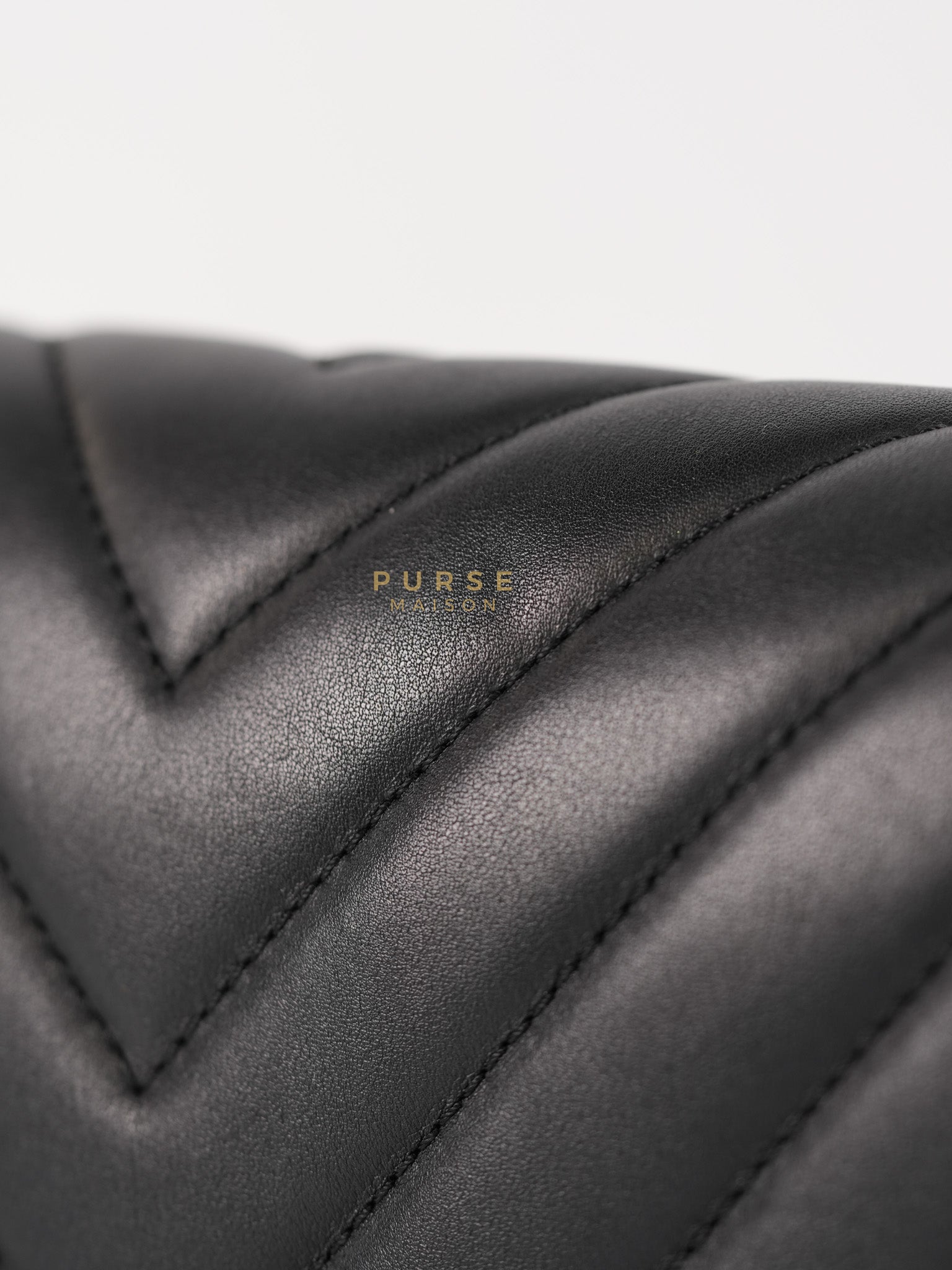 Boy Old Medium in Chevron Lambskin Leather and Aged Gold Harware Series 25 | Purse Maison Luxury Bags Shop