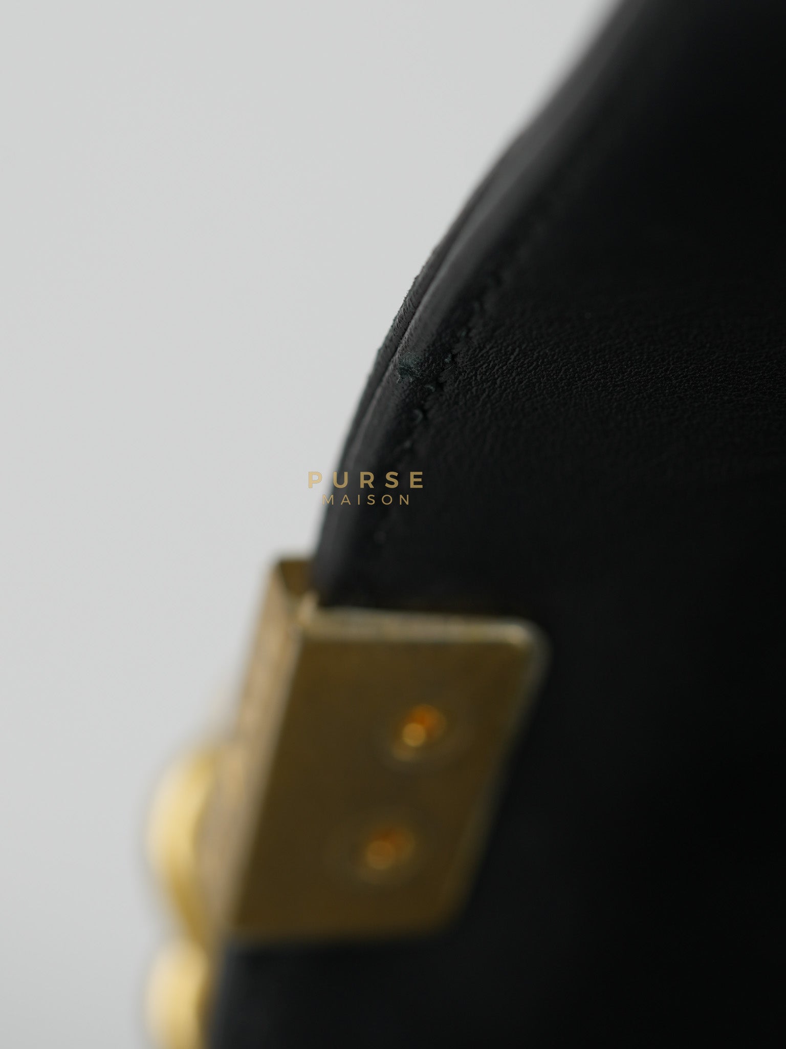 Boy Old Medium in Chevron Lambskin Leather and Aged Gold Harware Series 25 | Purse Maison Luxury Bags Shop