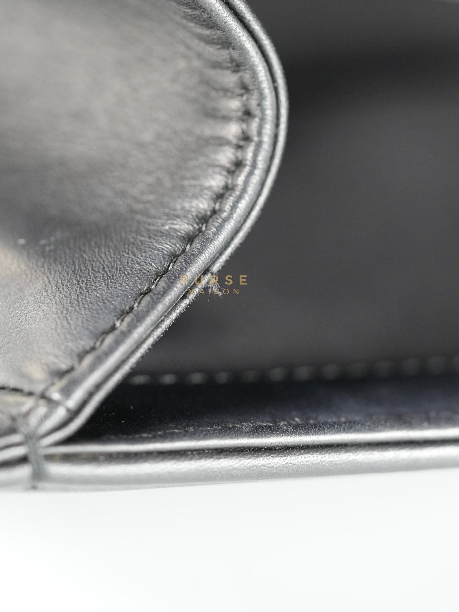 Boy Old Medium in Chevron Lambskin Leather and Aged Gold Harware Series 25 | Purse Maison Luxury Bags Shop