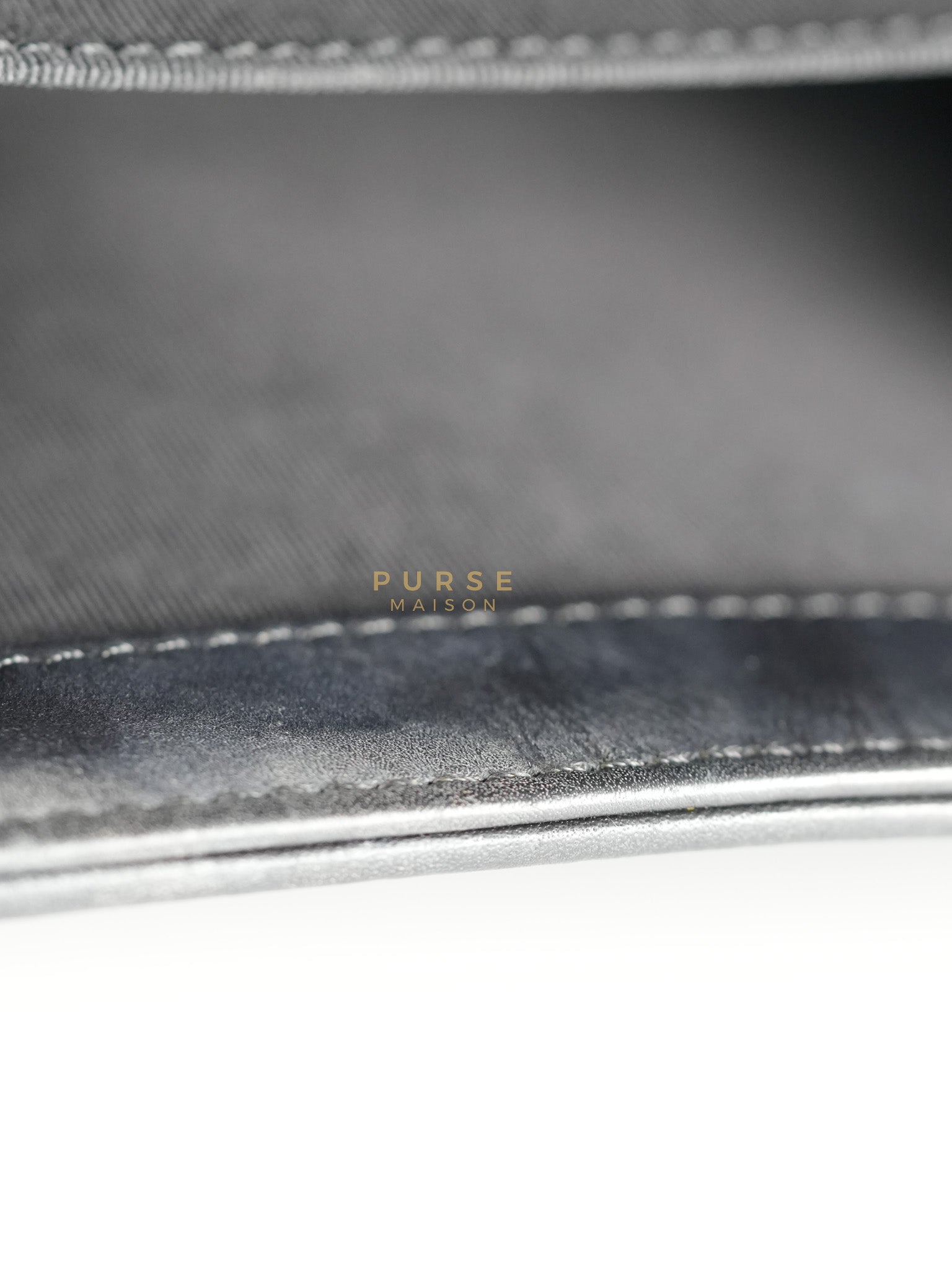 Boy Old Medium in Chevron Lambskin Leather and Aged Gold Harware Series 25 | Purse Maison Luxury Bags Shop