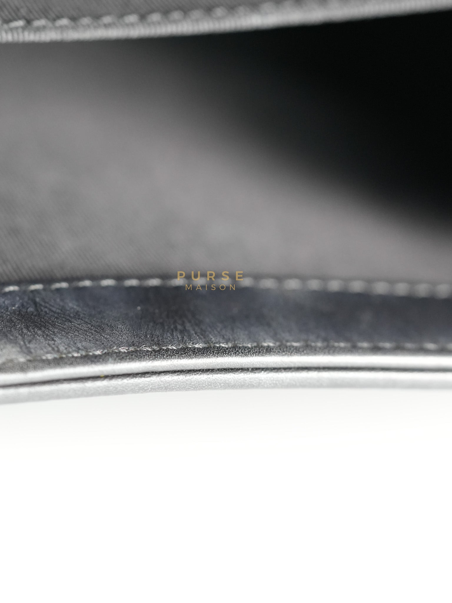 Boy Old Medium in Chevron Lambskin Leather and Aged Gold Harware Series 25 | Purse Maison Luxury Bags Shop