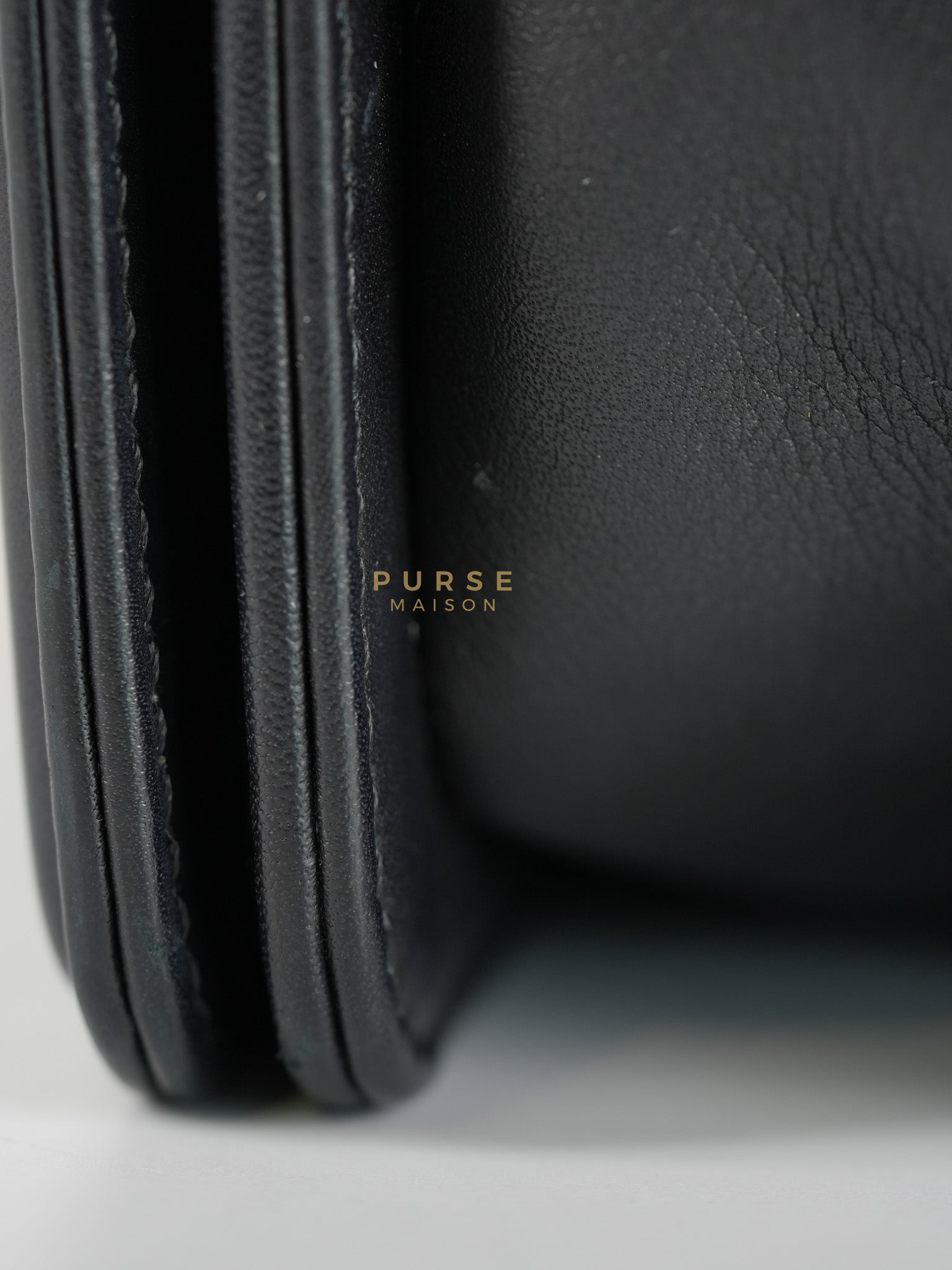 Boy Old Medium in Chevron Lambskin Leather and Aged Gold Harware Series 25 | Purse Maison Luxury Bags Shop