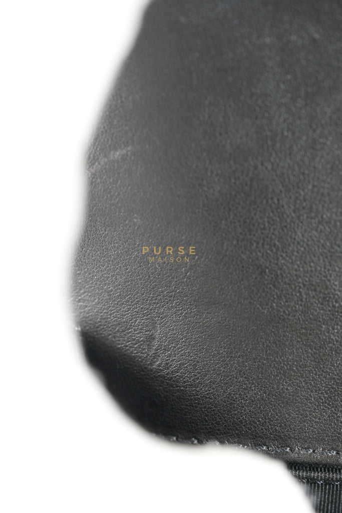 Boy Small Black Gripoix Quilted Lambskin Leather in Aged Gold Hardware Series 30 | Purse Maison Luxury Bags Shop