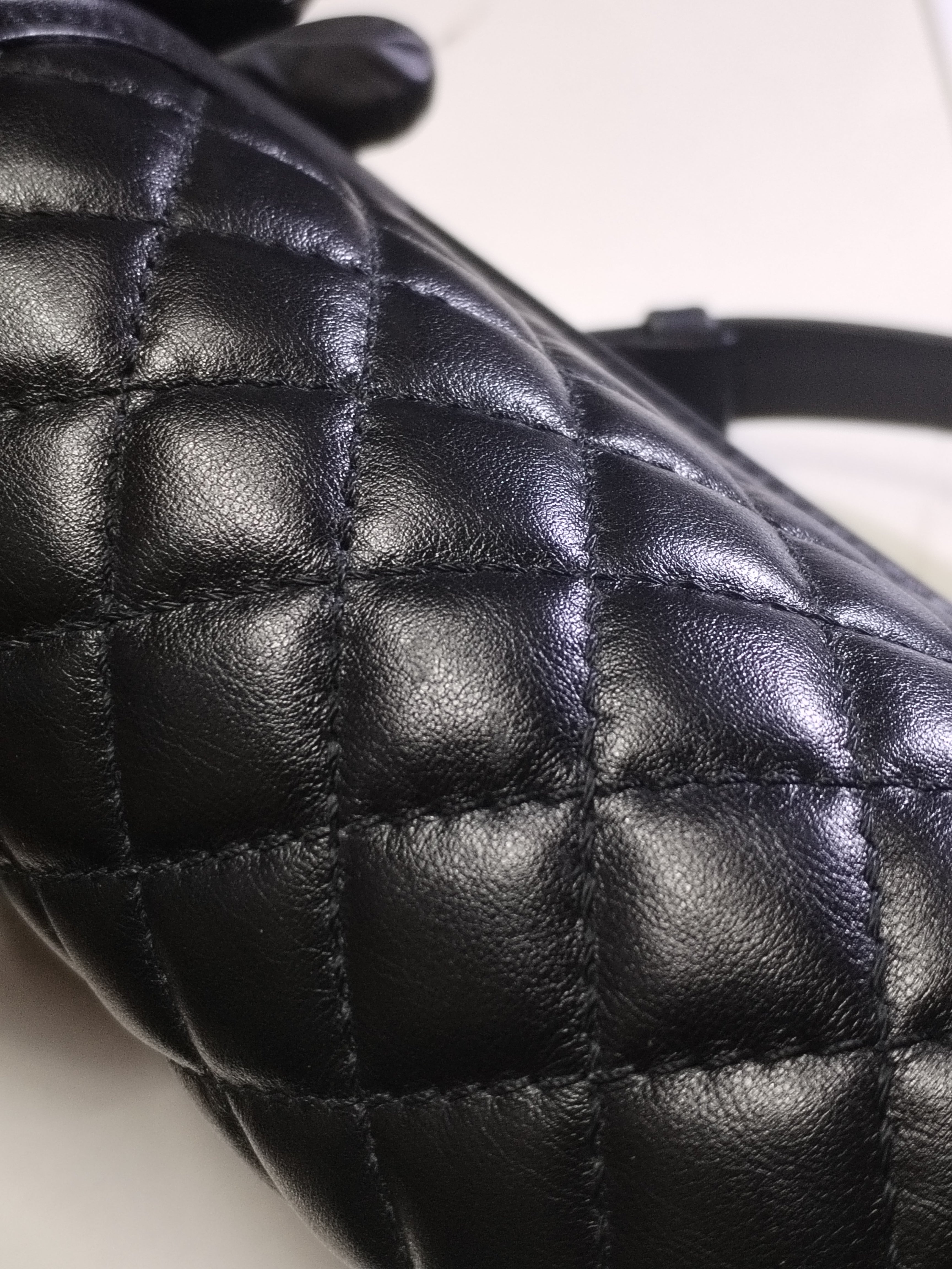 Boy Small Black Gripoix Quilted Lambskin Leather in Aged Gold Hardware Series 30 | Purse Maison Luxury Bags Shop