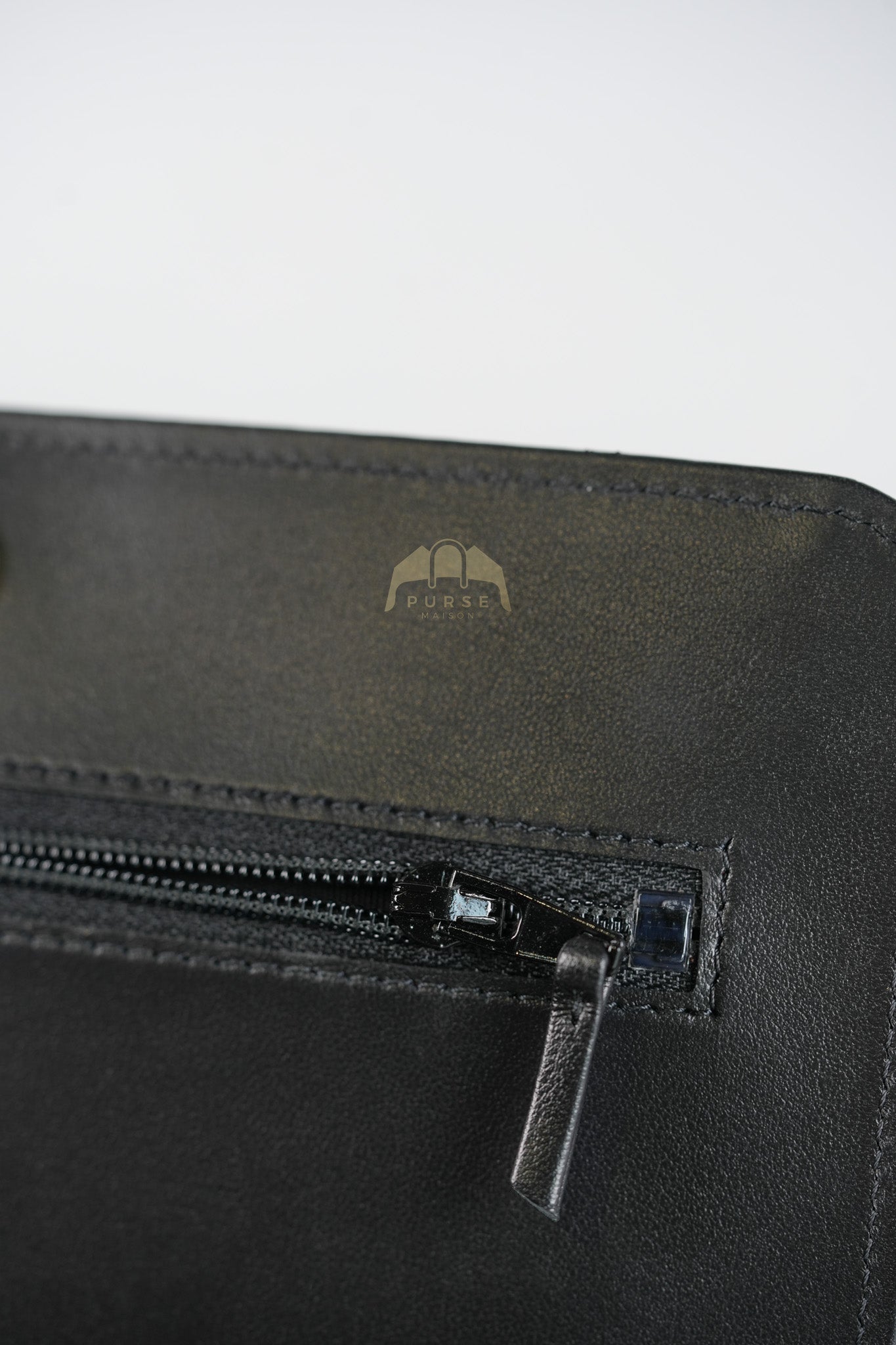 Boy Wallet on Chain in Black Quilted Caviar Leather & Gold Hardware Series 30 | Purse Maison Luxury Bags Shop