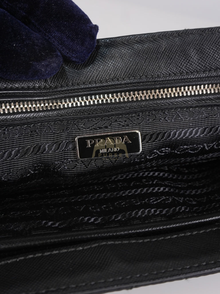 BP0584 Tessuto Impuntu Nero/Black Nylon Shoulder Bag/Crossbody Bag | Purse Maison Luxury Bags Shop