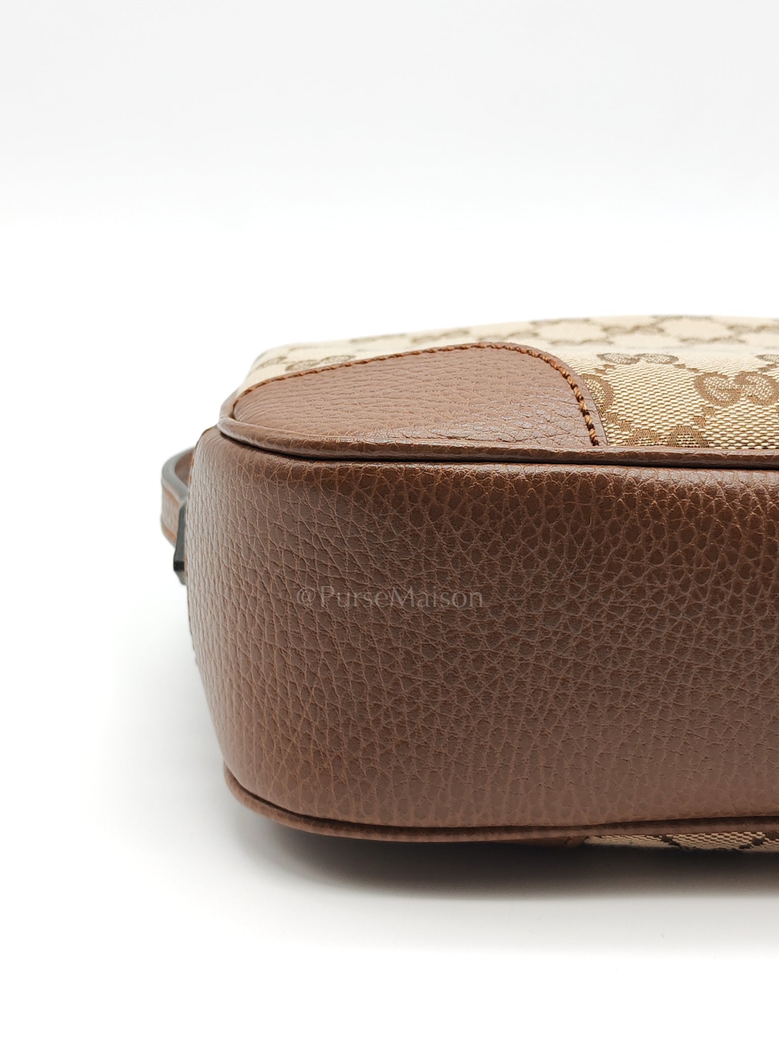 Bree in Brown Supreme Canvas Crossbody Bag | Purse Maison Luxury Bags Shop