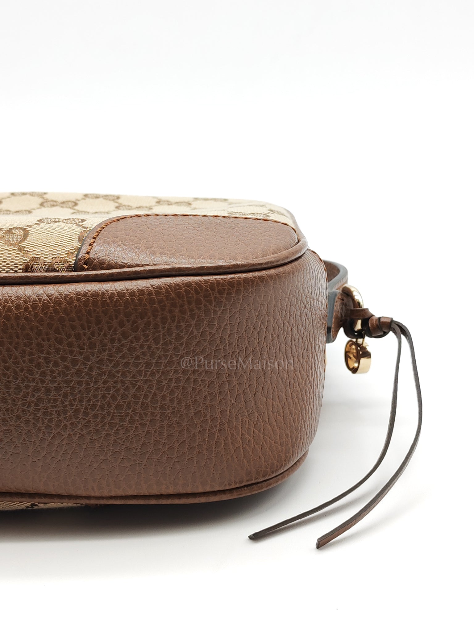 Bree in Brown Supreme Canvas Crossbody Bag | Purse Maison Luxury Bags Shop