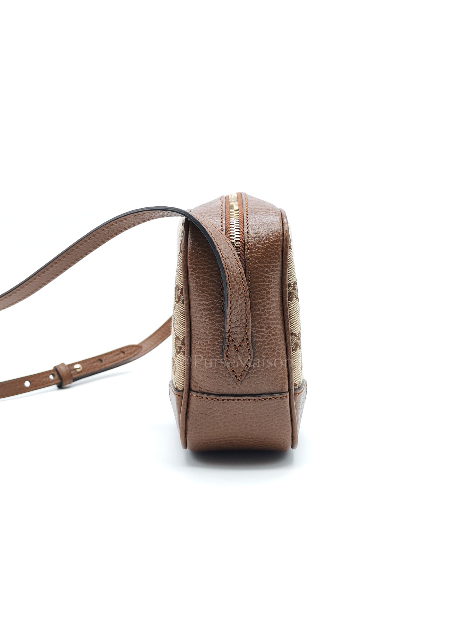 Bree in Brown Supreme Canvas Crossbody Bag | Purse Maison Luxury Bags Shop