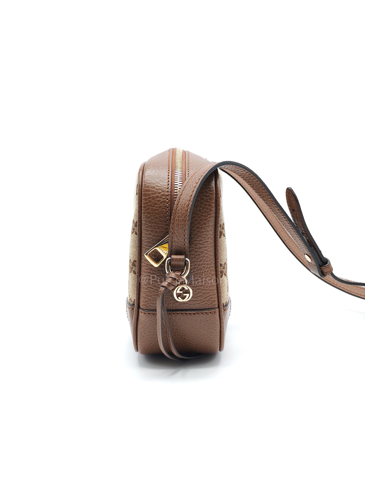Bree in Brown Supreme Canvas Crossbody Bag | Purse Maison Luxury Bags Shop