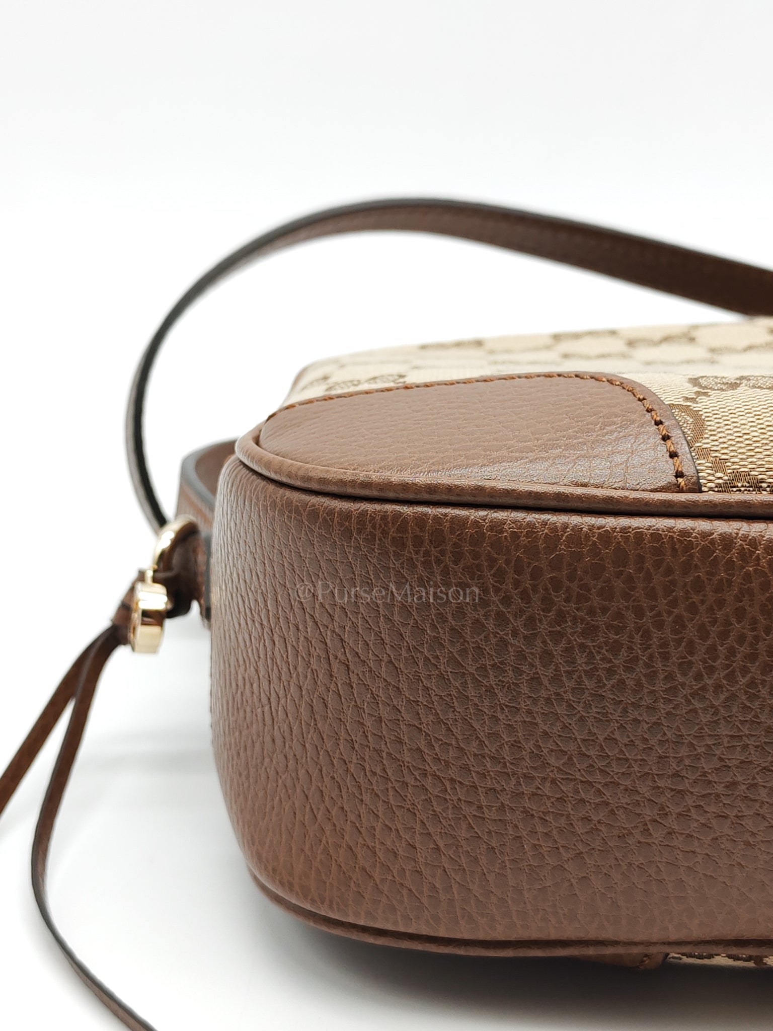 Bree in Brown Supreme Canvas Crossbody Bag | Purse Maison Luxury Bags Shop