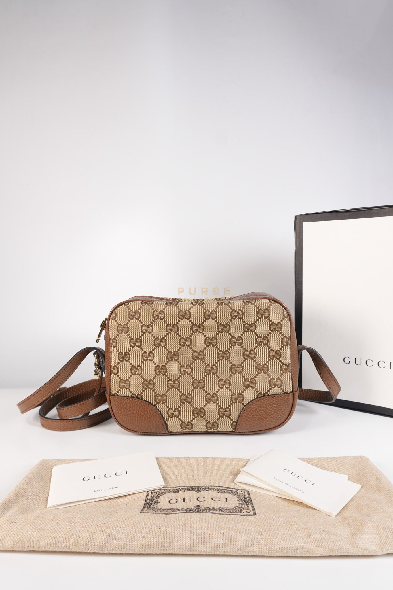 Bree Mini Messenger Bag in GG Canvas | Purse Maison Luxury Bags Shop