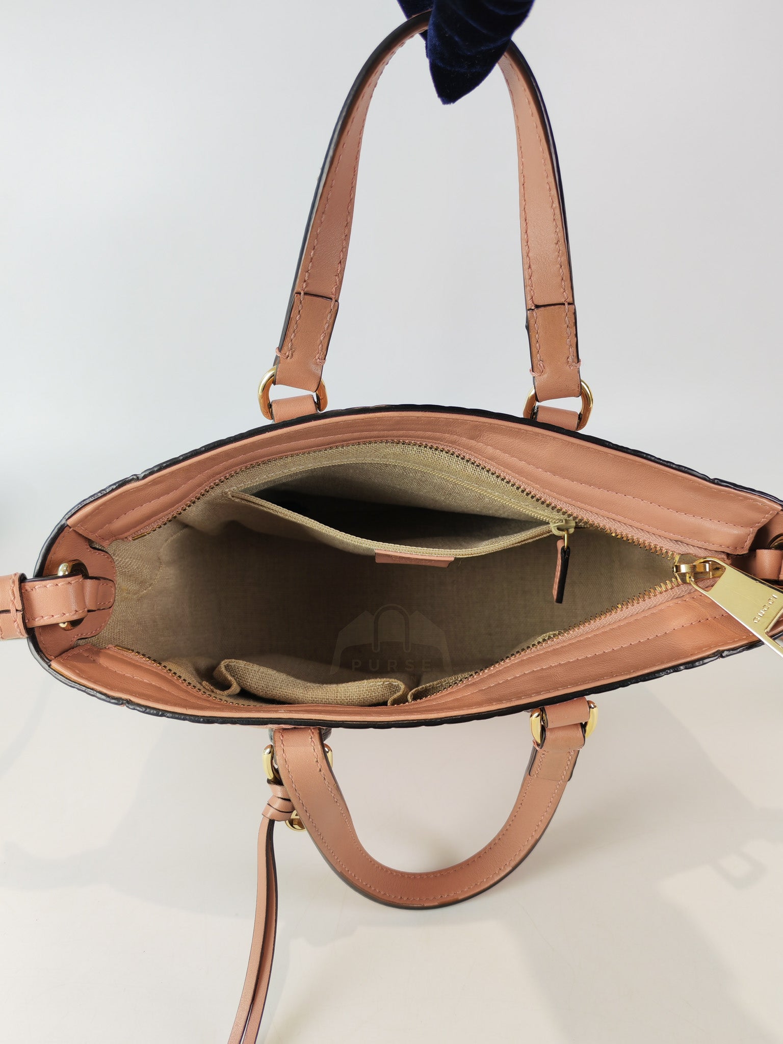 Bree Tote Bag Small in Pink Micro Guccissima Leather | Purse Maison Luxury Bags Shop