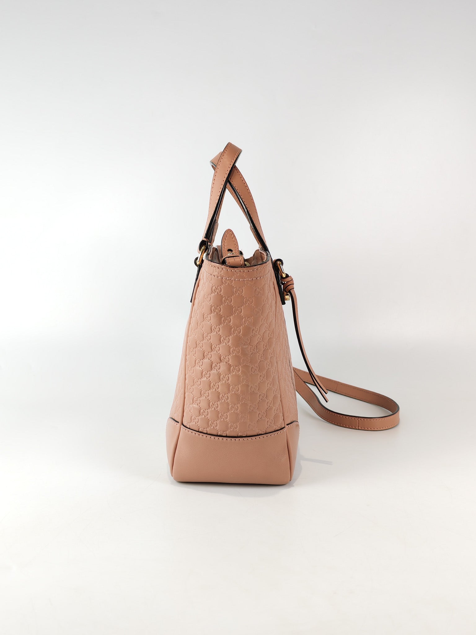 Bree Tote Bag Small in Pink Micro Guccissima Leather | Purse Maison Luxury Bags Shop
