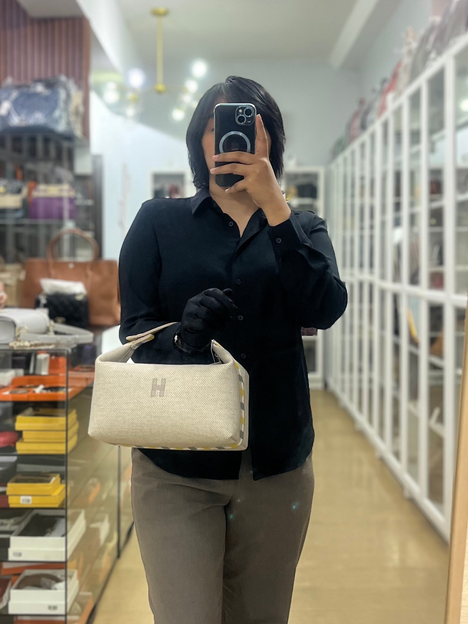 Bride-a-Brac PM in Beige Palladium Hardware | Purse Maison Luxury Bags Shop