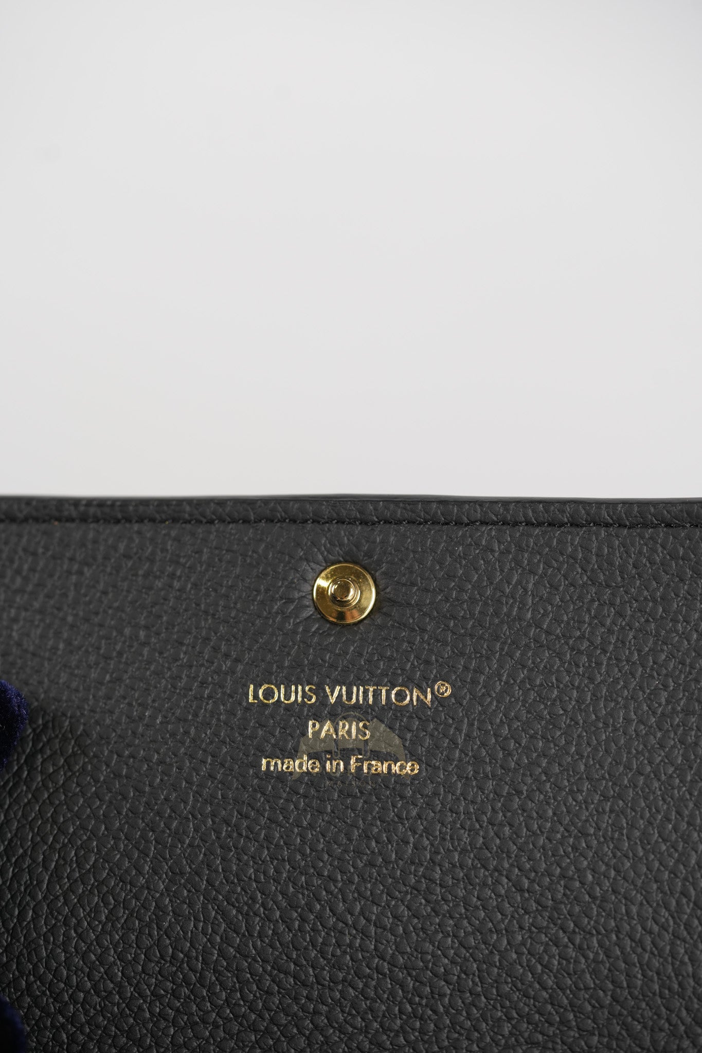 Business Card Holder in Black Monogram Empreinte Leather Microchip | Purse Maison Luxury Bags Shop