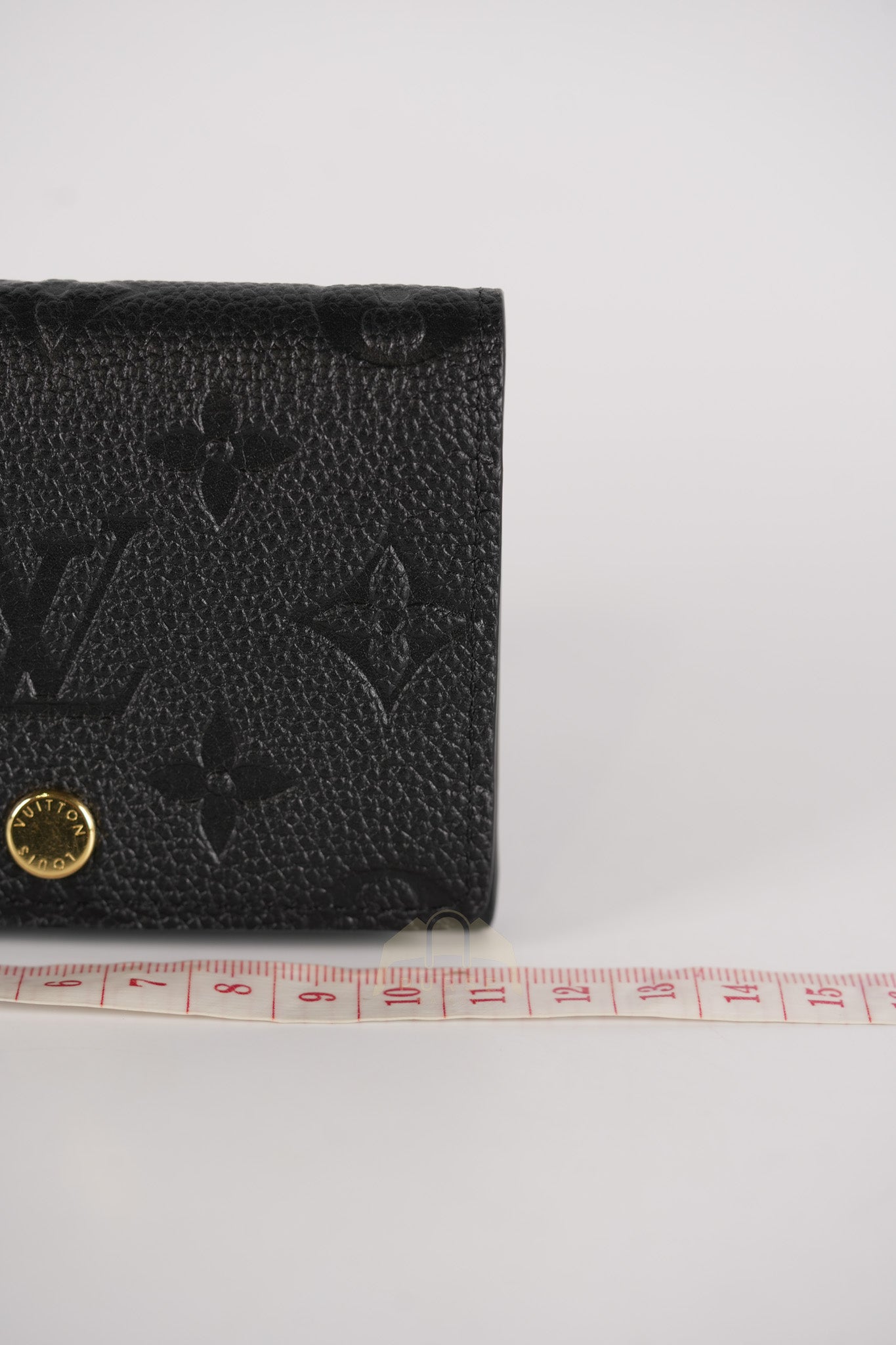 Business Card Holder in Black Monogram Empreinte Leather Microchip | Purse Maison Luxury Bags Shop