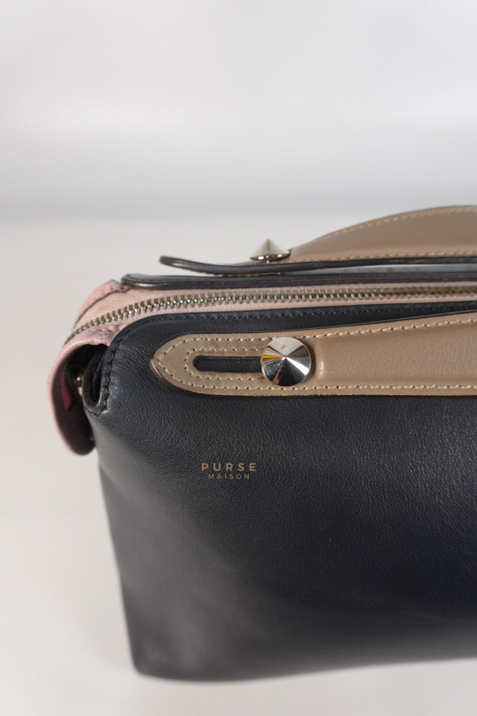 By The Way Bag Small in Multicolor Black Beige & Pink Leather | Purse Maison Luxury Bags Shop