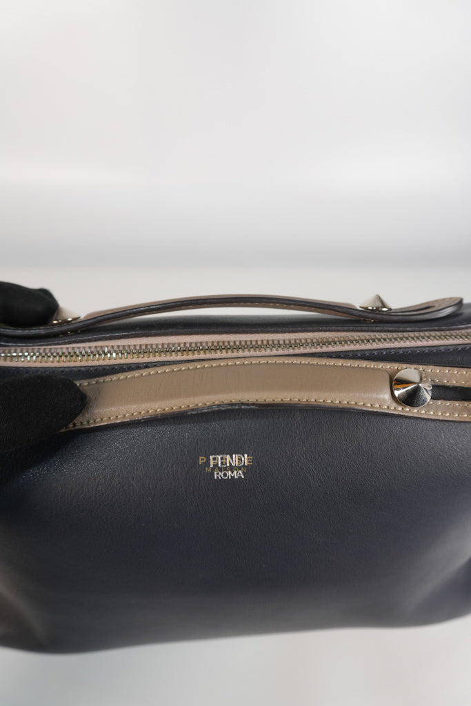 By The Way Bag Small in Multicolor Black Beige & Pink Leather | Purse Maison Luxury Bags Shop