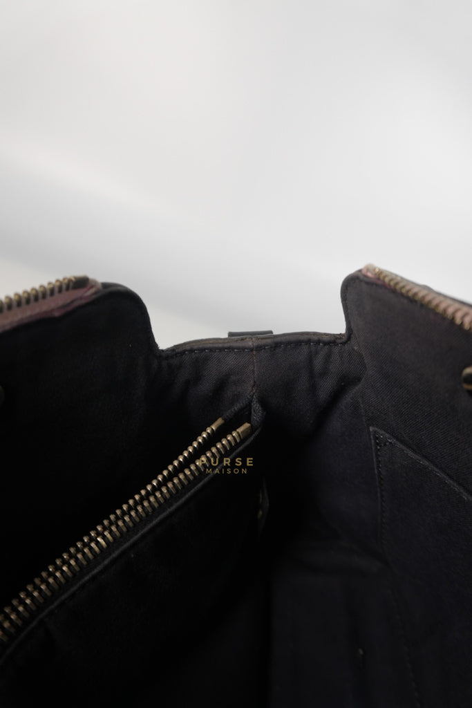 By The Way Bag Small in Multicolor Black Beige & Pink Leather | Purse Maison Luxury Bags Shop