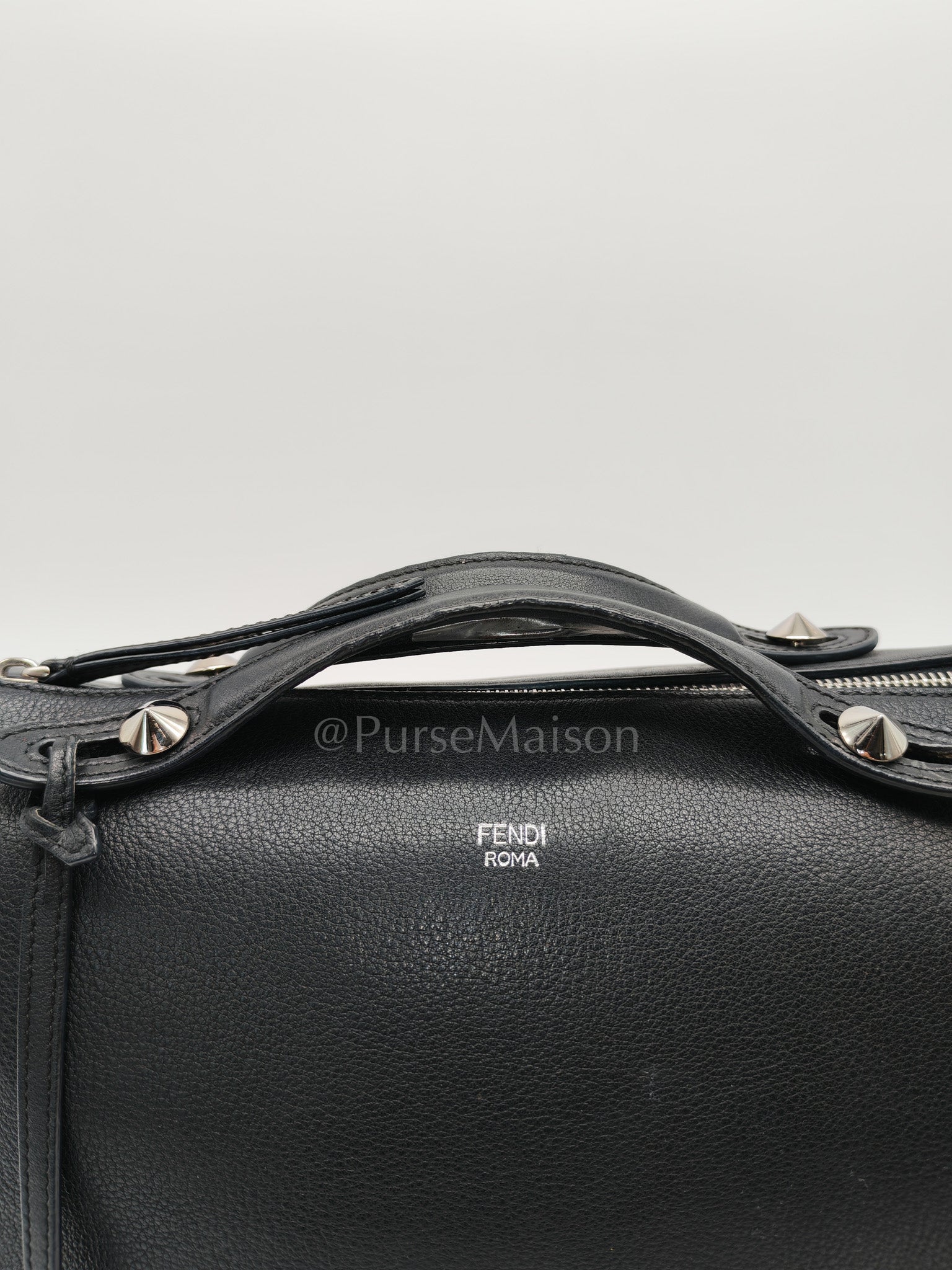 By The Way Black Medium in Black Calfskin Leather | Purse Maison Luxury Bags Shop