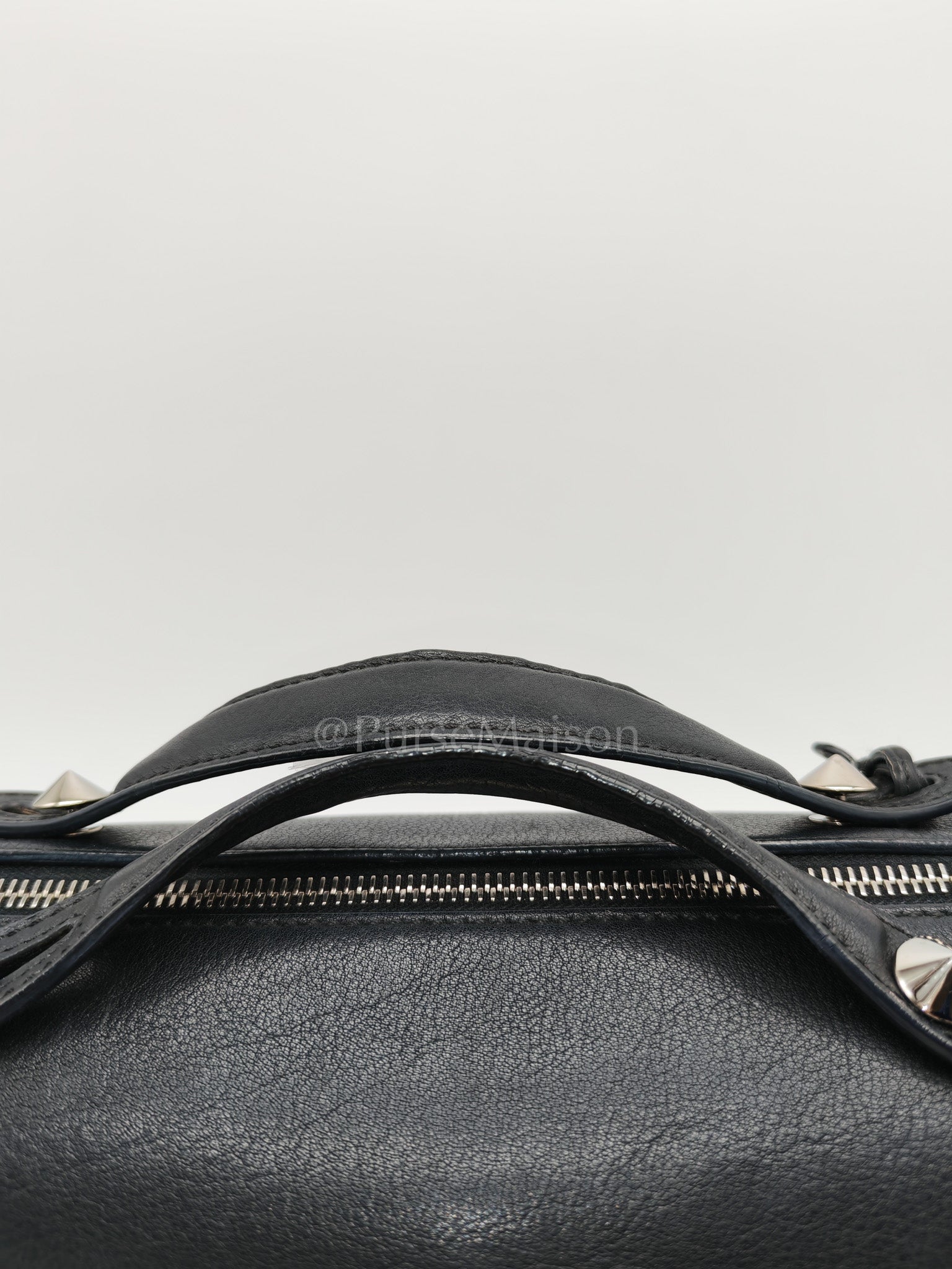 By The Way Black Medium in Black Calfskin Leather | Purse Maison Luxury Bags Shop