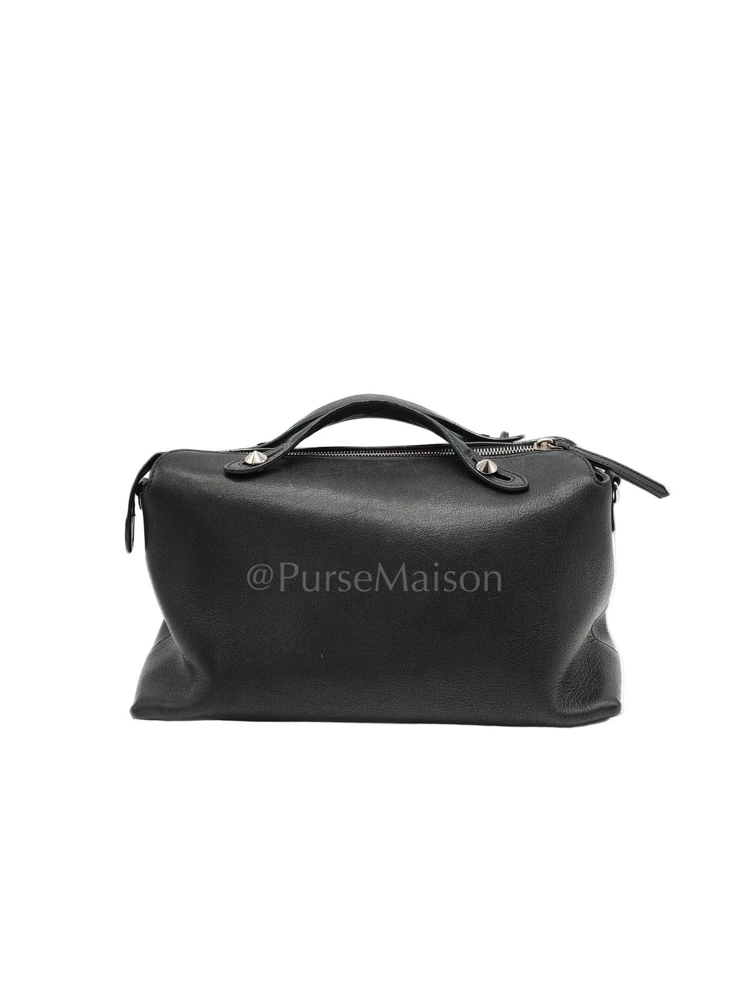 By The Way Black Medium in Black Calfskin Leather | Purse Maison Luxury Bags Shop