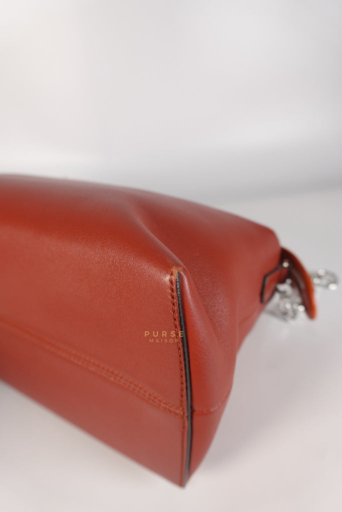 By The Way Medium in Burnt Red Terracotta in Smooth Calfskin Leather | Purse Maison Luxury Bags Shop