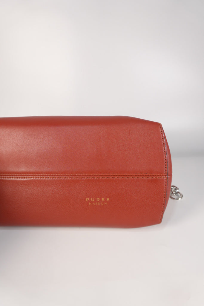 By The Way Medium in Burnt Red Terracotta in Smooth Calfskin Leather | Purse Maison Luxury Bags Shop