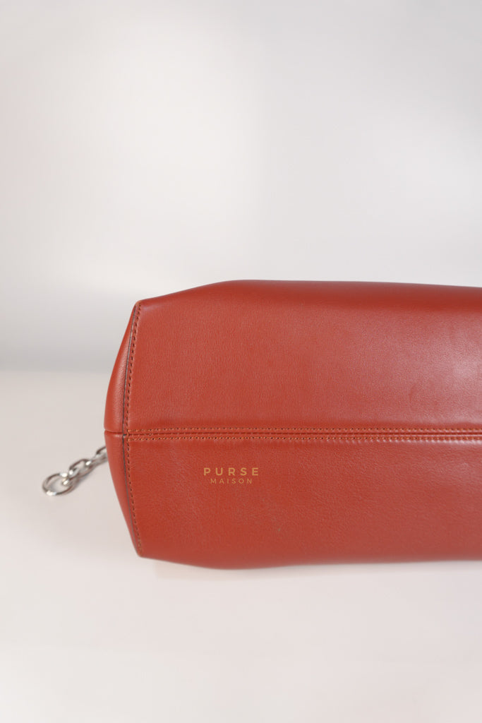 By The Way Medium in Burnt Red Terracotta in Smooth Calfskin Leather | Purse Maison Luxury Bags Shop