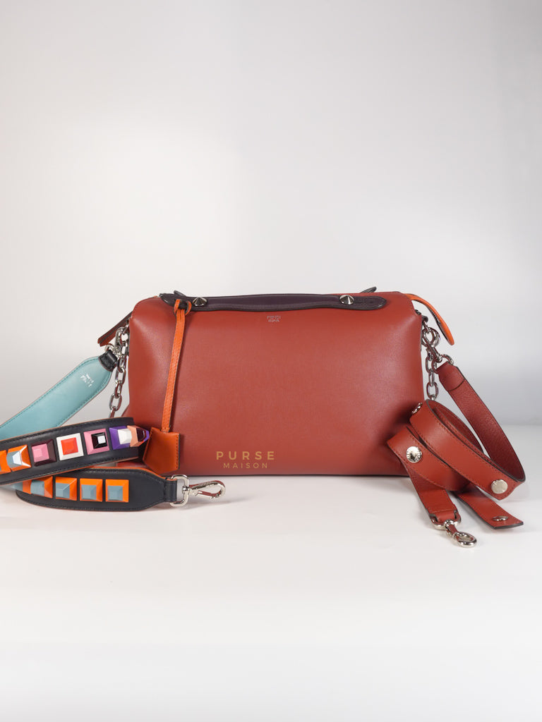 By The Way Medium in Burnt Red Terracotta in Smooth Calfskin Leather | Purse Maison Luxury Bags Shop