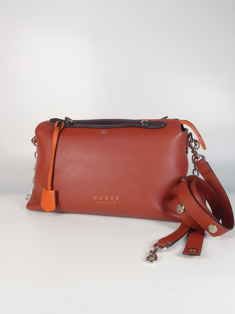 By The Way Medium in Burnt Red Terracotta in Smooth Calfskin Leather | Purse Maison Luxury Bags Shop