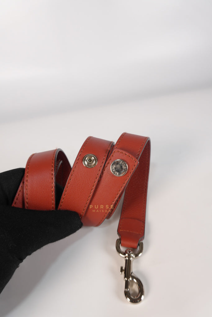 By The Way Medium in Burnt Red Terracotta in Smooth Calfskin Leather | Purse Maison Luxury Bags Shop