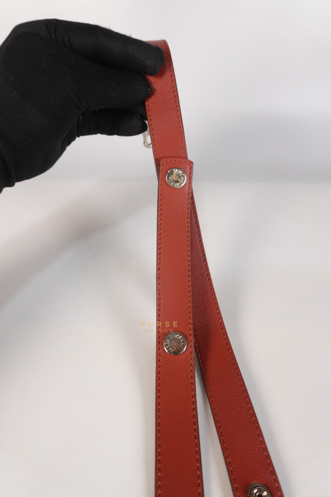 By The Way Medium in Burnt Red Terracotta in Smooth Calfskin Leather | Purse Maison Luxury Bags Shop