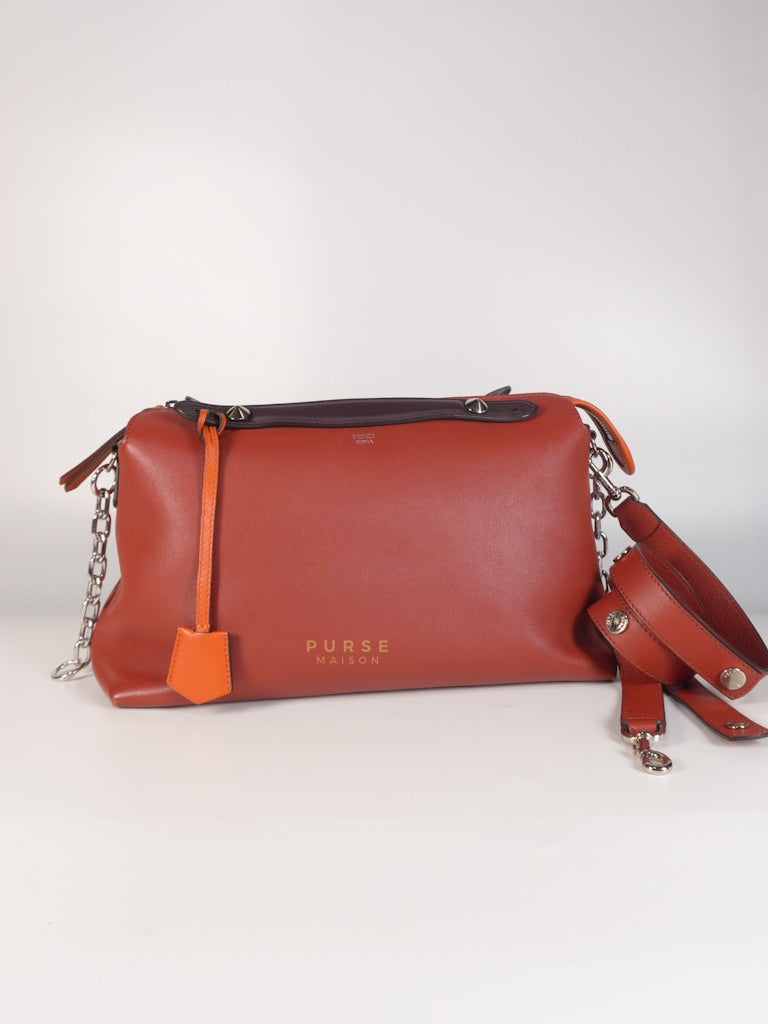 By The Way Medium in Burnt Red Terracotta in Smooth Calfskin Leather | Purse Maison Luxury Bags Shop
