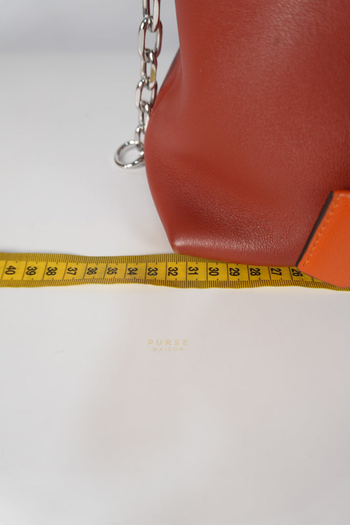 By The Way Medium in Burnt Red Terracotta in Smooth Calfskin Leather | Purse Maison Luxury Bags Shop