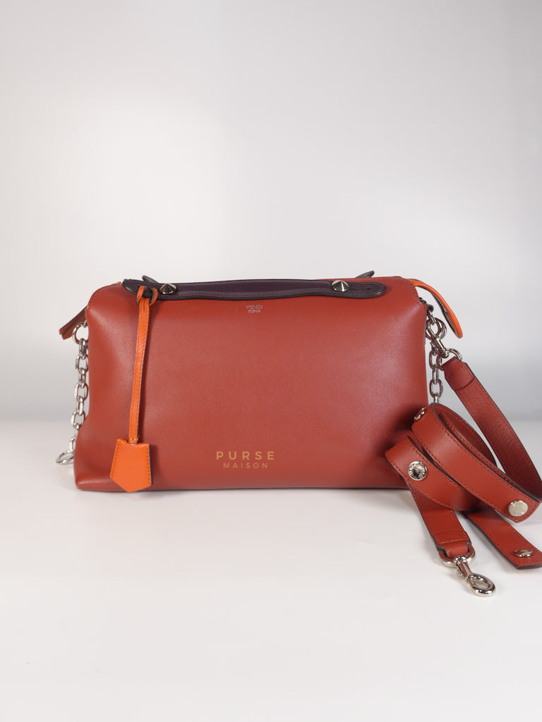 By The Way Medium in Burnt Red Terracotta in Smooth Calfskin Leather | Purse Maison Luxury Bags Shop