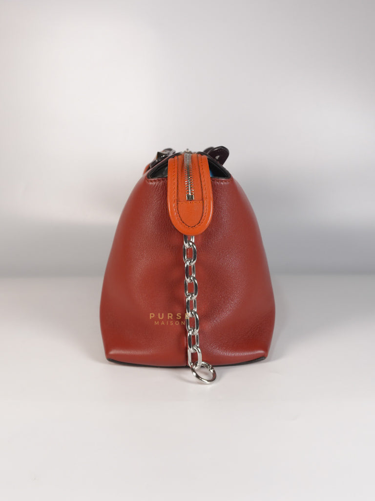 By The Way Medium in Burnt Red Terracotta in Smooth Calfskin Leather | Purse Maison Luxury Bags Shop