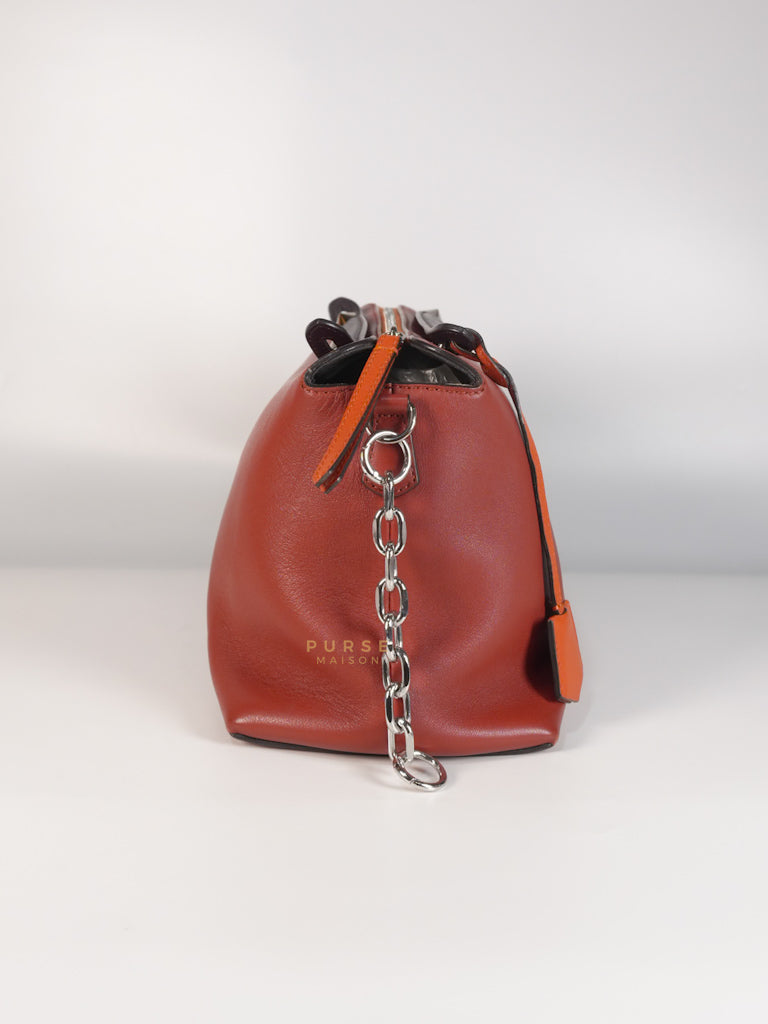 By The Way Medium in Burnt Red Terracotta in Smooth Calfskin Leather | Purse Maison Luxury Bags Shop