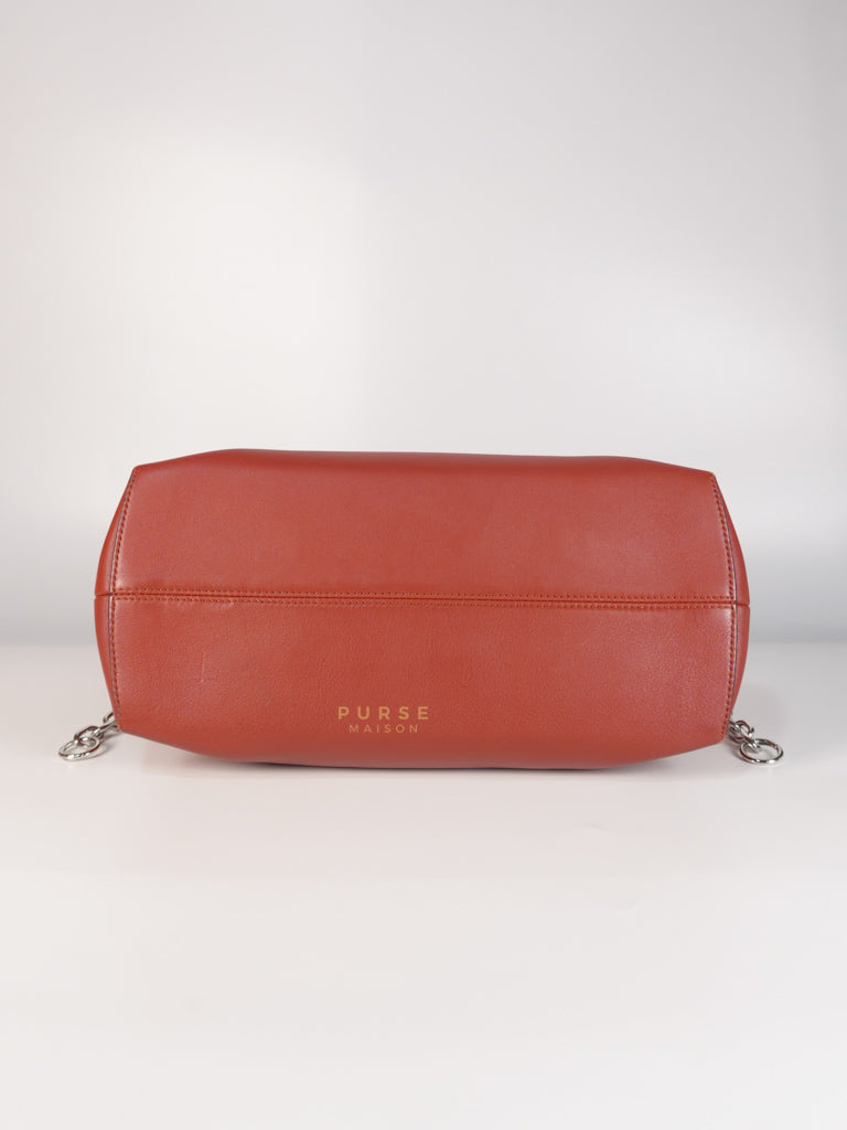 By The Way Medium in Burnt Red Terracotta in Smooth Calfskin Leather | Purse Maison Luxury Bags Shop