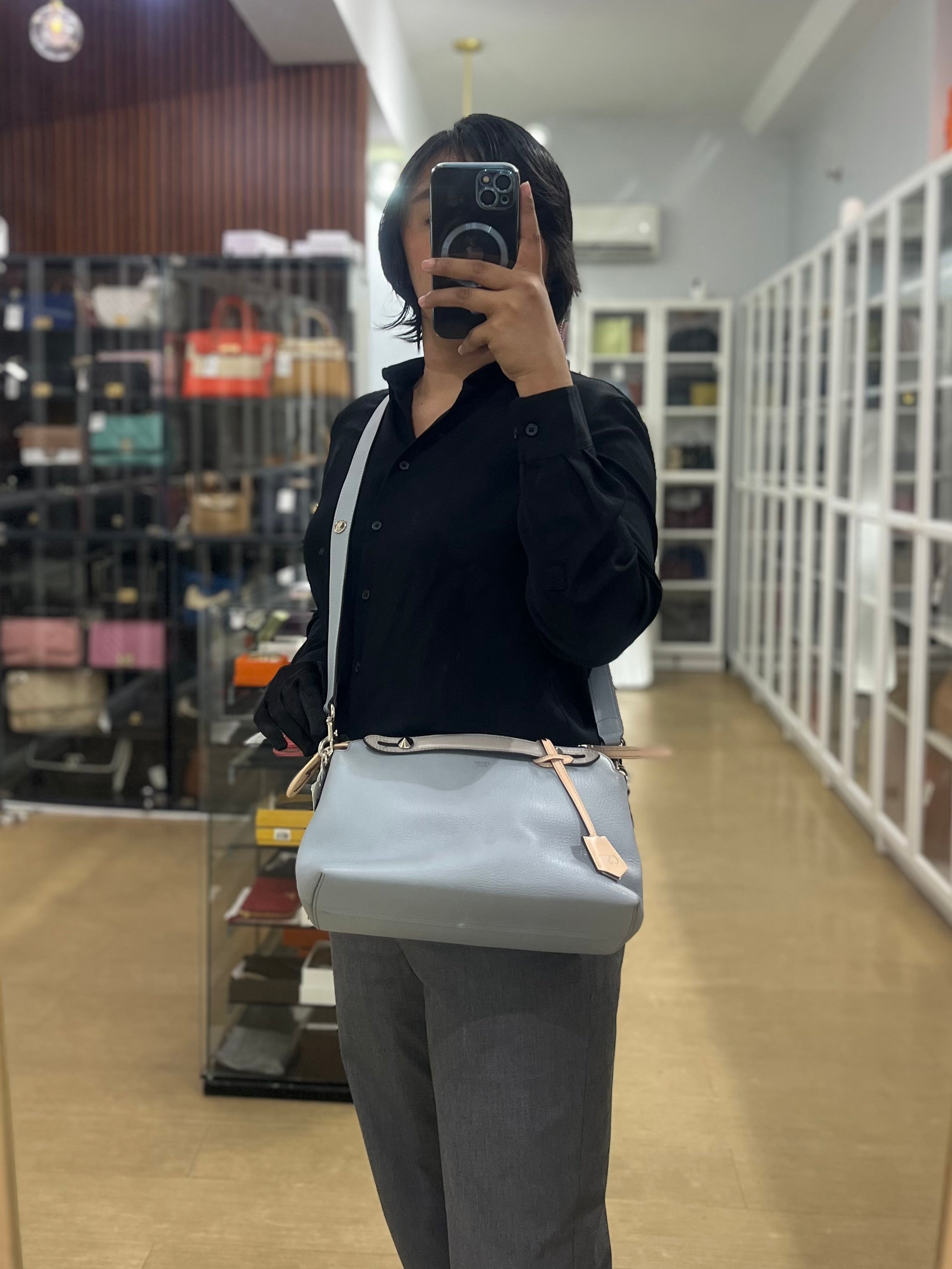 By The Way Small in Tri-color Leather Shoulder Bag | Purse Maison Luxury Bags Shop