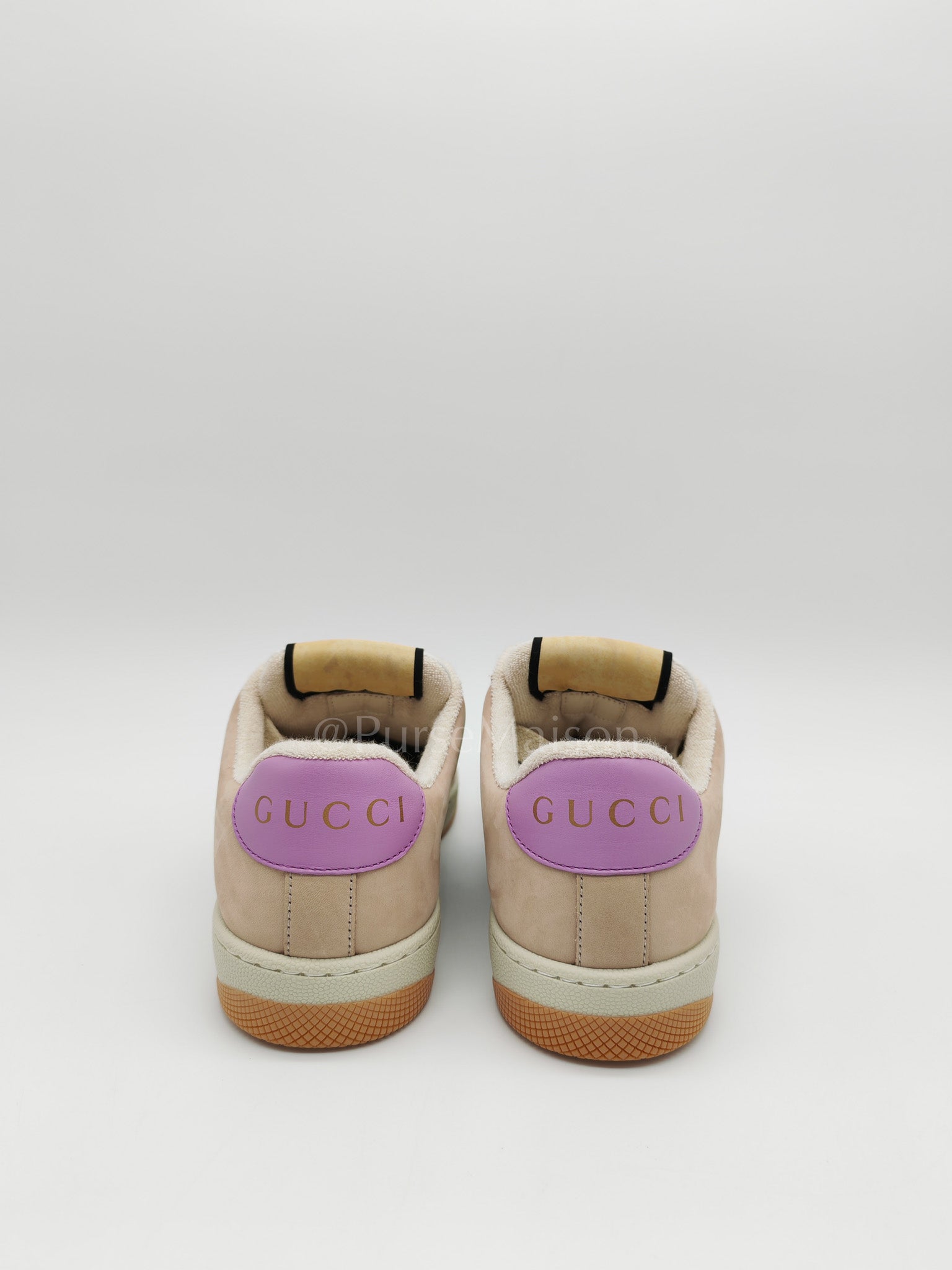 Screener Ace Women's GG Sylvie Web Enamel Logo Supreme Sneakers Size 36 EU (24cm)
