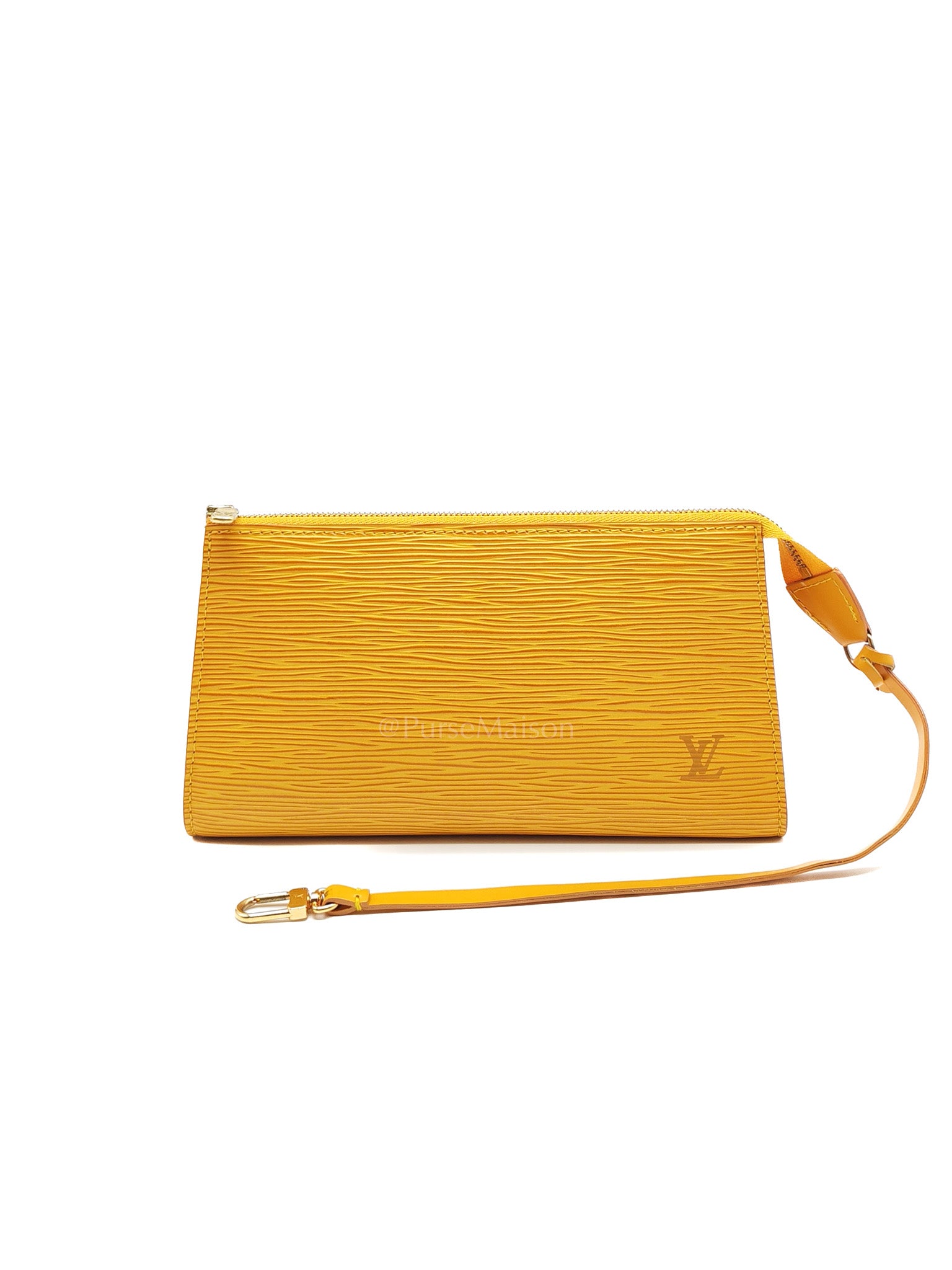 Tassil Pochette Accessoires in Yellow Epi Leather & Gold Hardware (Datecode: CA0968)