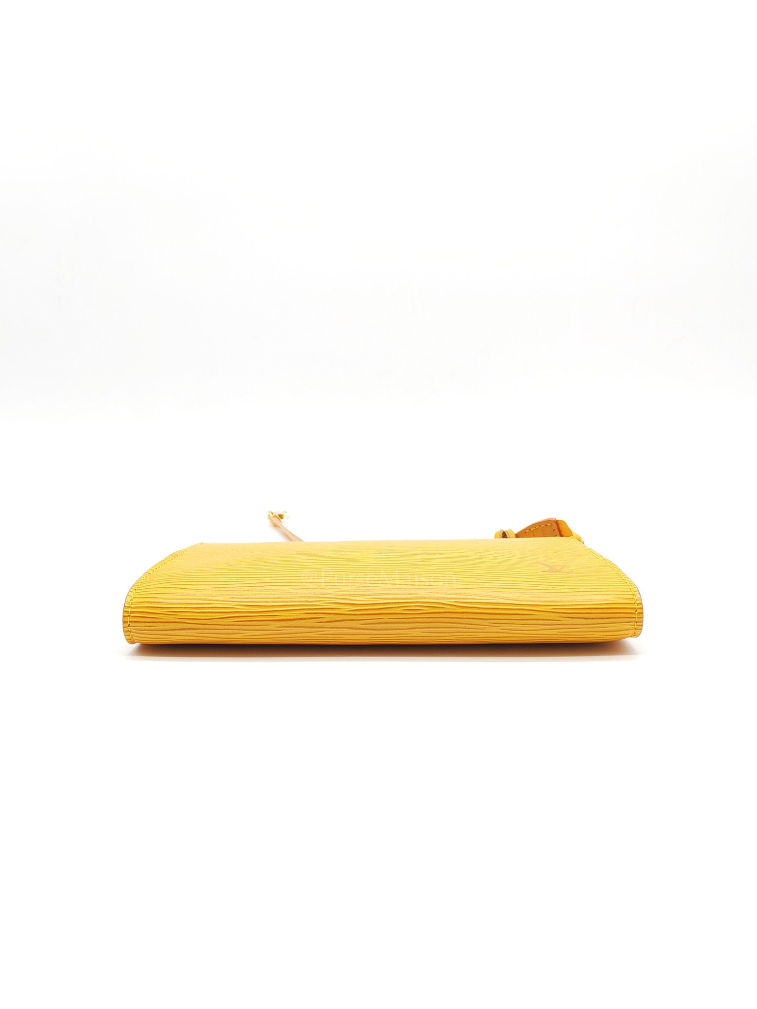 Tassil Pochette Accessoires in Yellow Epi Leather & Gold Hardware (Datecode: CA0968)
